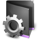 Smart Folder Black icon